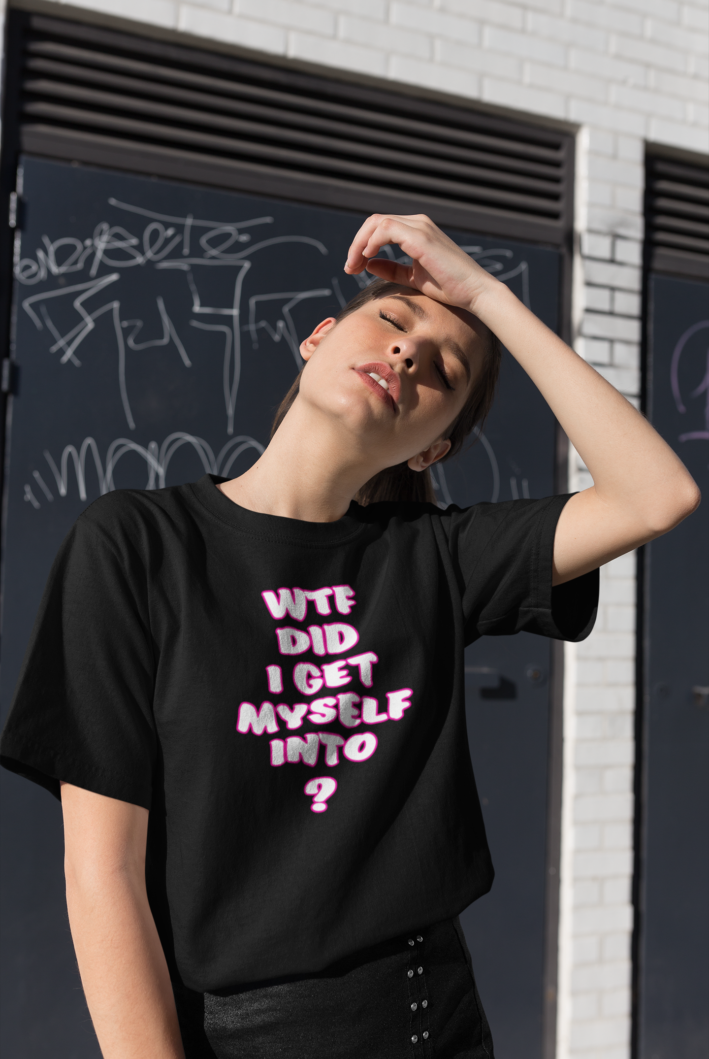 'WTF Did I Get Myself Into? (VS 2) (Soft, Quality Bella & Canvas <Or Comparable> Unisex Tee)