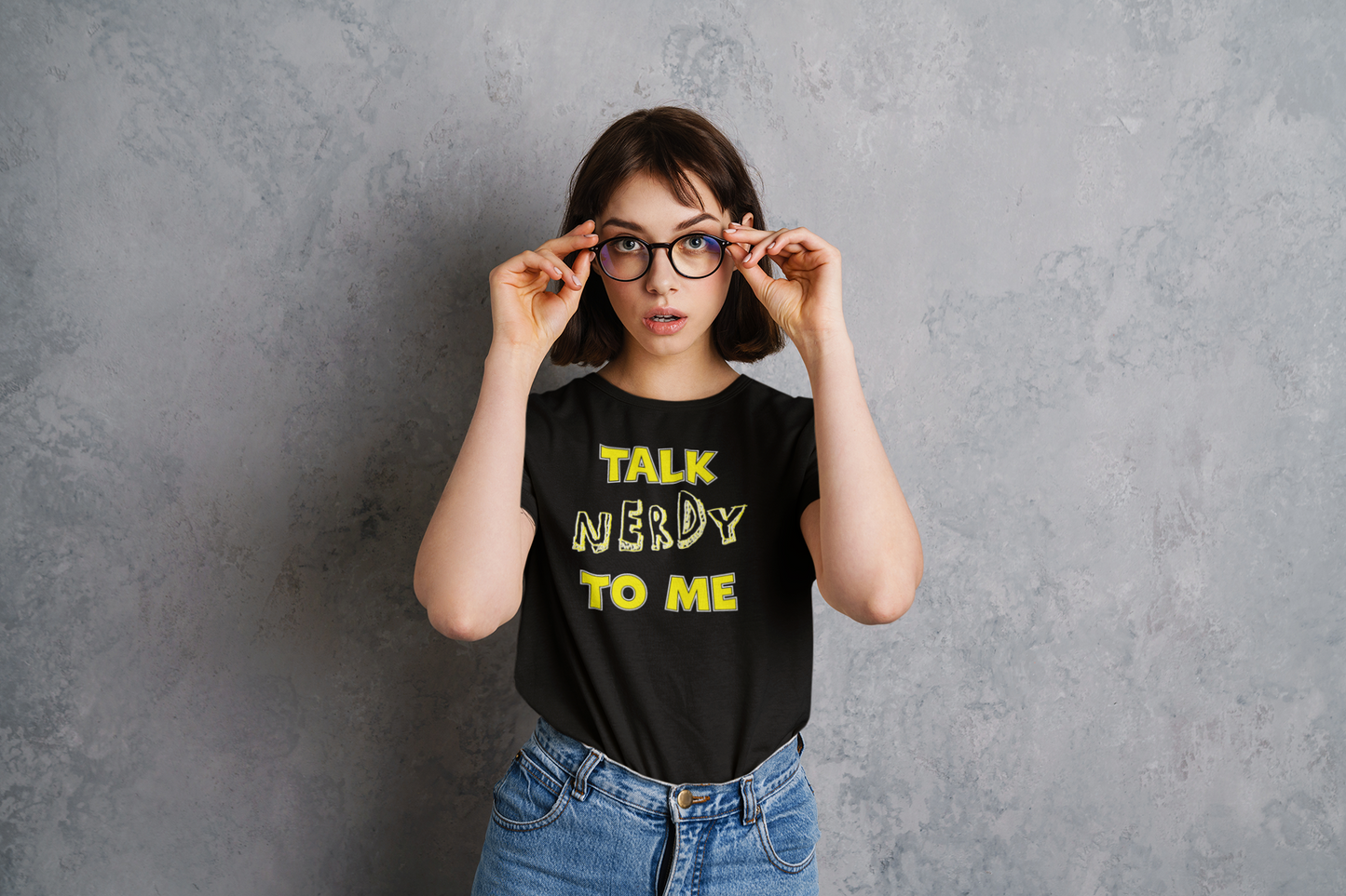 'Talk Nerdy to Me' (Soft, Quality Bella & Canvas <Or Comparable> Unisex Tee)