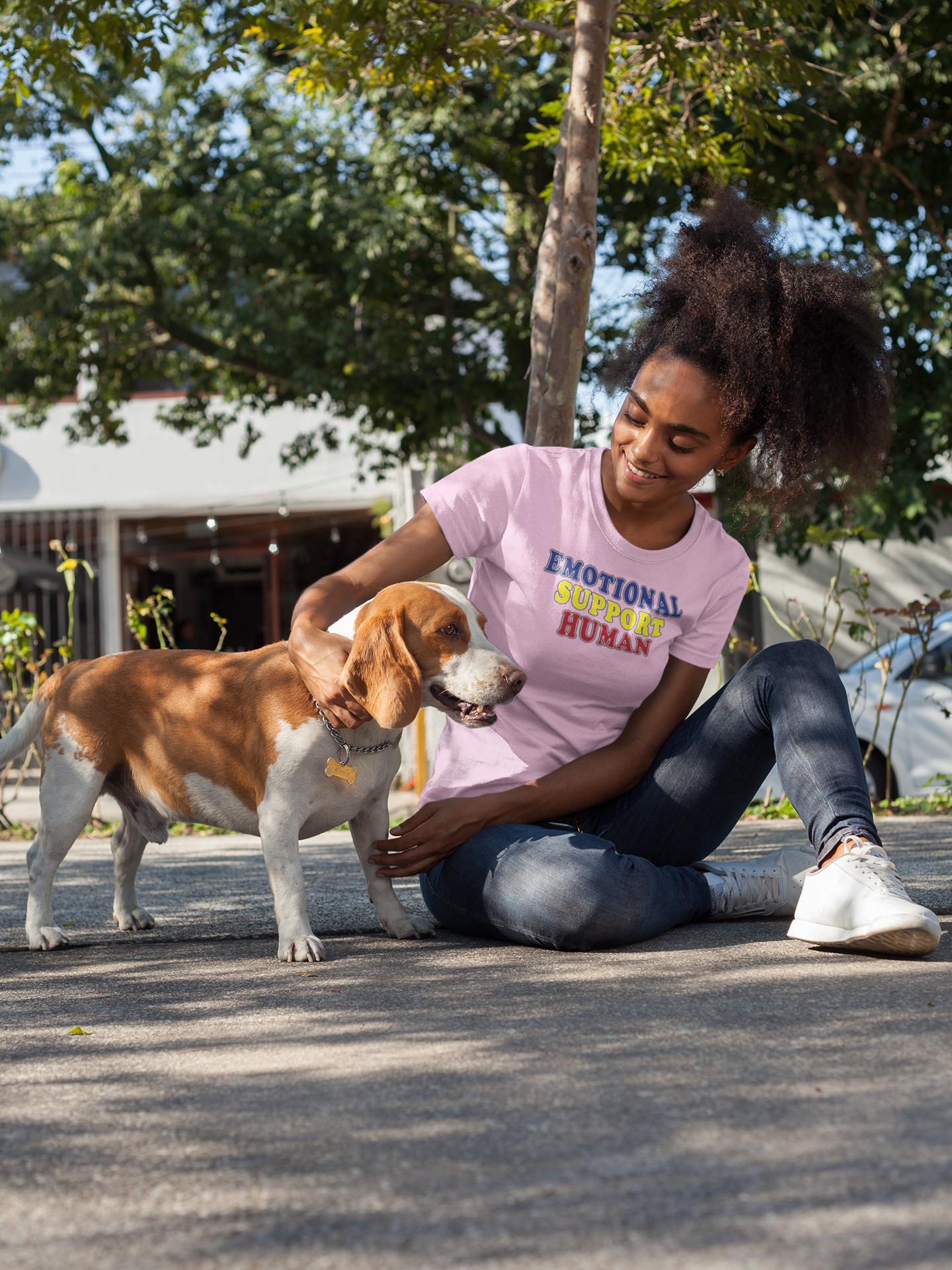 'Emotional Support Human' (Soft, Quality Bella & Canvas <Or Comparable> Unisex Tee)