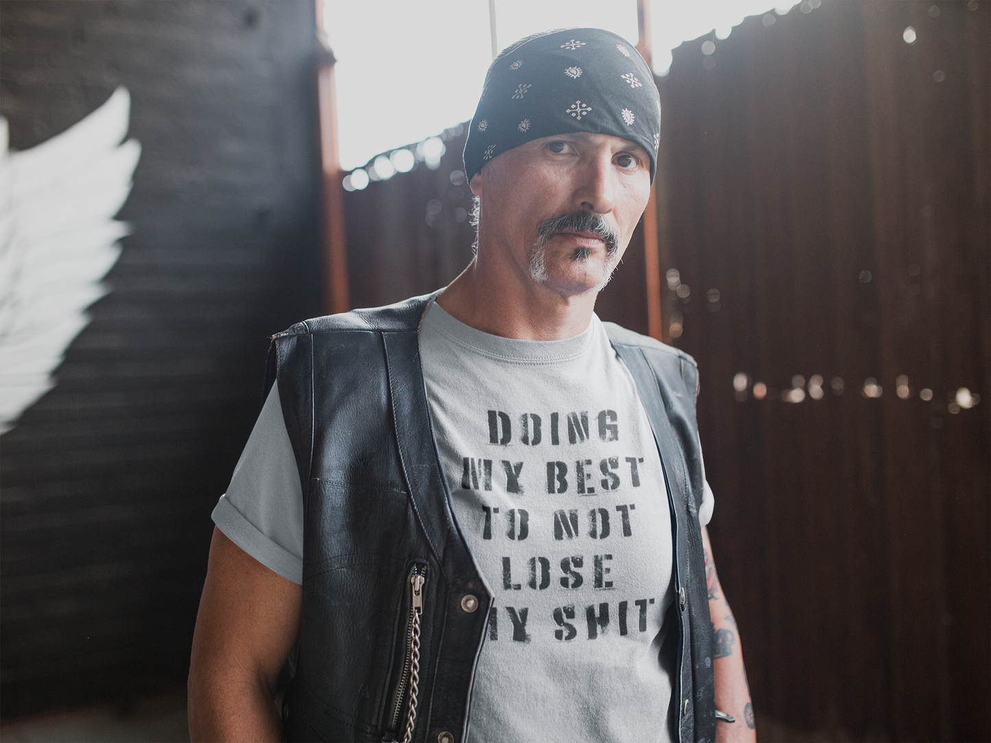 'Doing My Best To Not Lose My Shit' (VS 1) (Soft, Quality Bella & Canvas <Or Comparable> Unisex Tee)