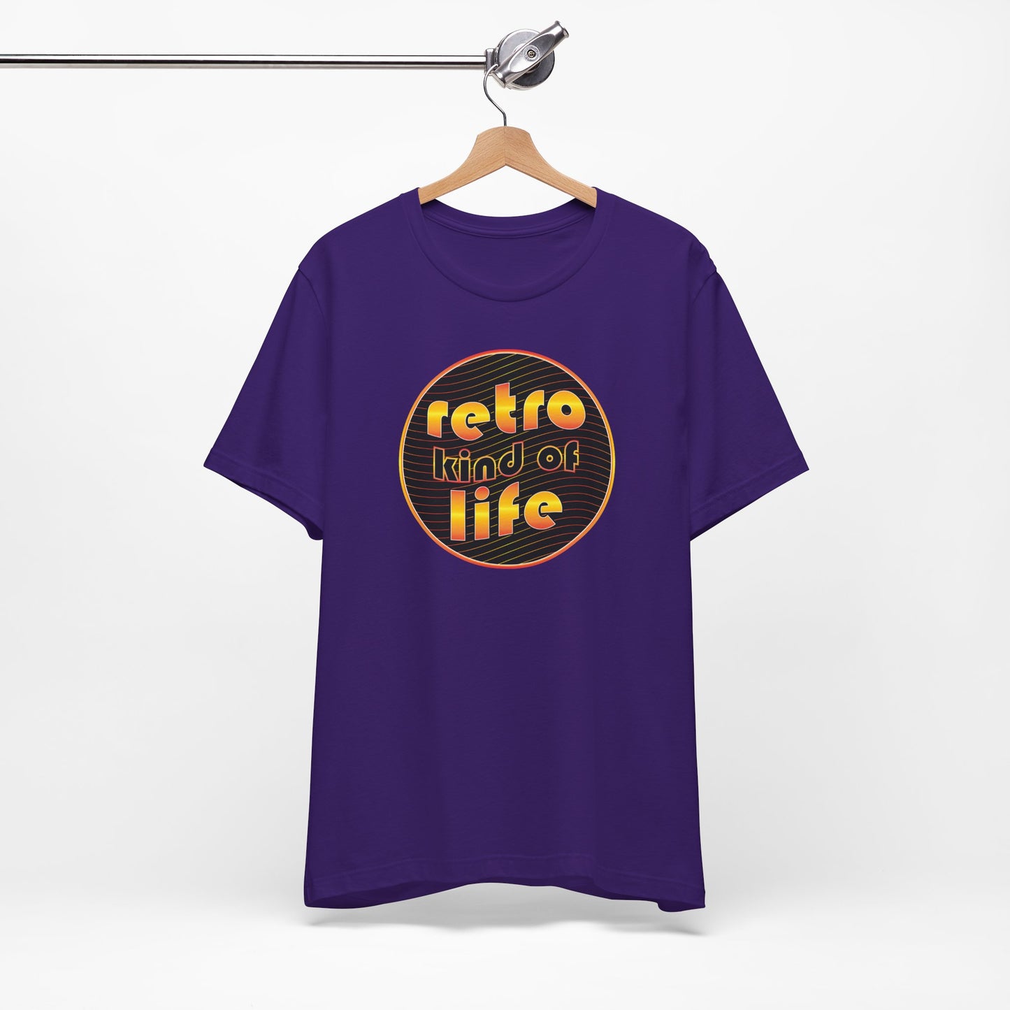 'Retro Kind Of Life' (Soft, Quality Bella & Canvas <Or Comparable> Unisex Tee)
