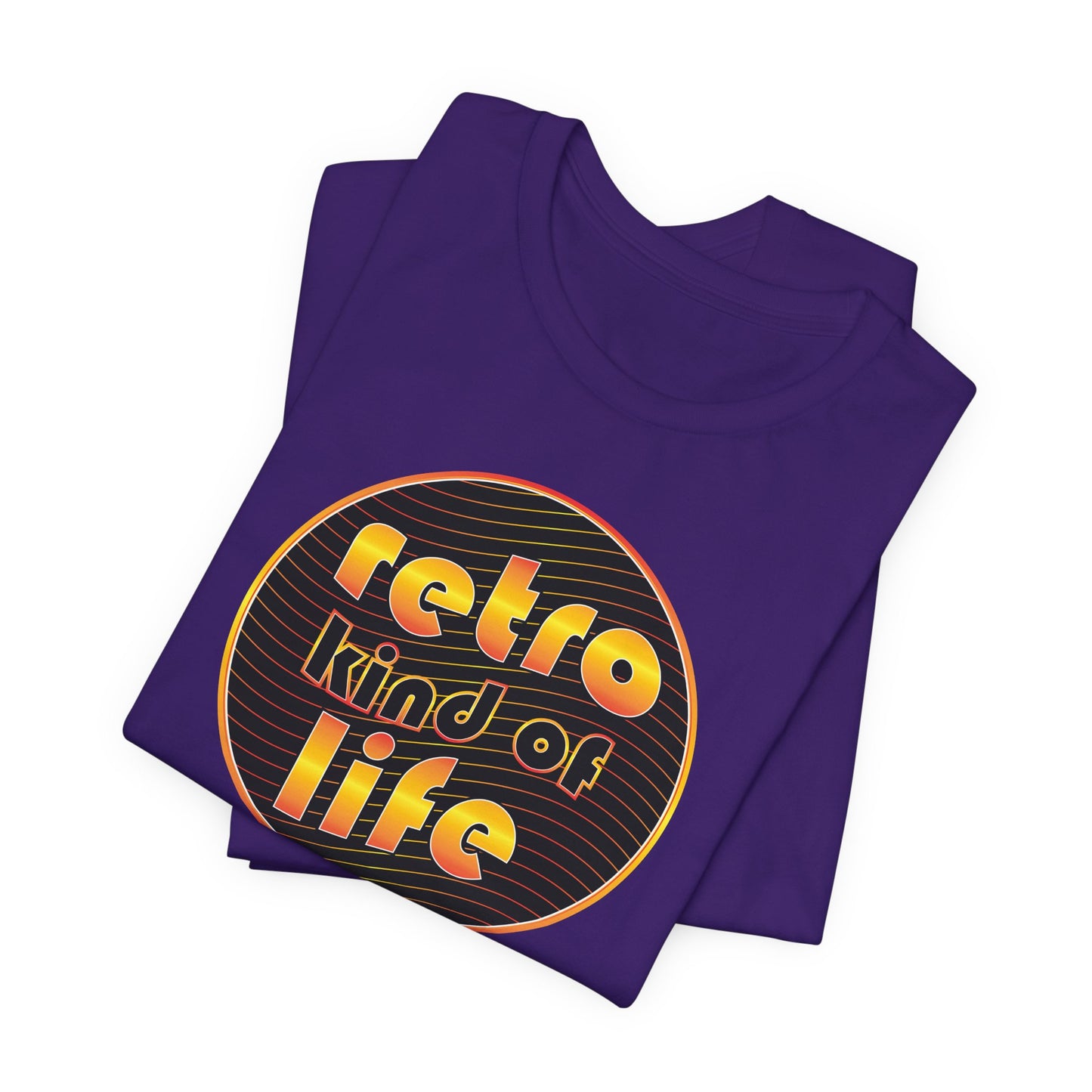 'Retro Kind Of Life' (Soft, Quality Bella & Canvas <Or Comparable> Unisex Tee)