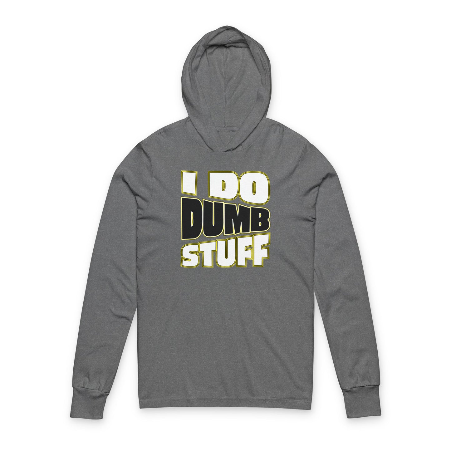 'I Do Dumb Stuff' (Soft, Quality Bella & Canvas <Or Comparable> Unisex Long-Sleeve Tee)
