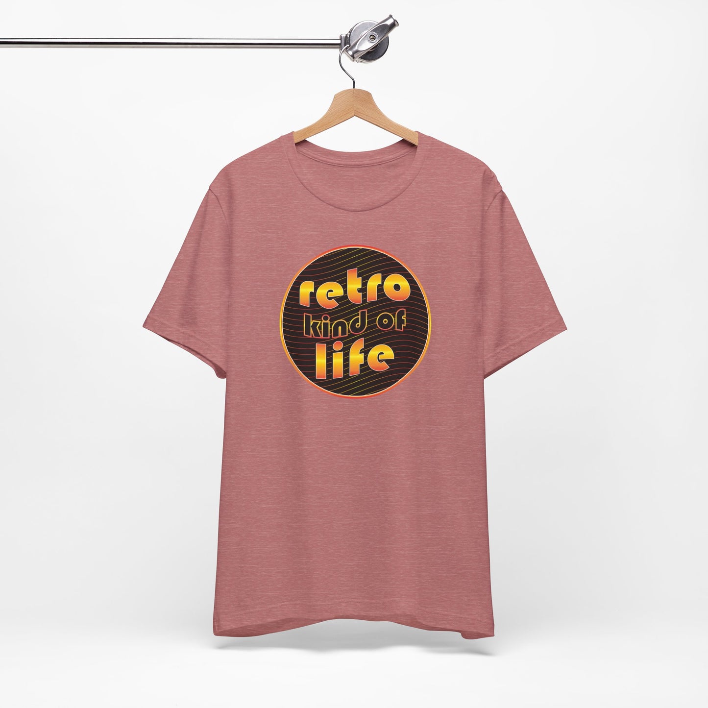 'Retro Kind Of Life' (Soft, Quality Bella & Canvas <Or Comparable> Unisex Tee)