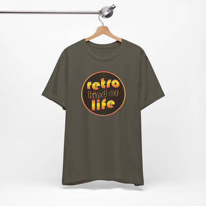 'Retro Kind Of Life' (Soft, Quality Bella & Canvas <Or Comparable> Unisex Tee)