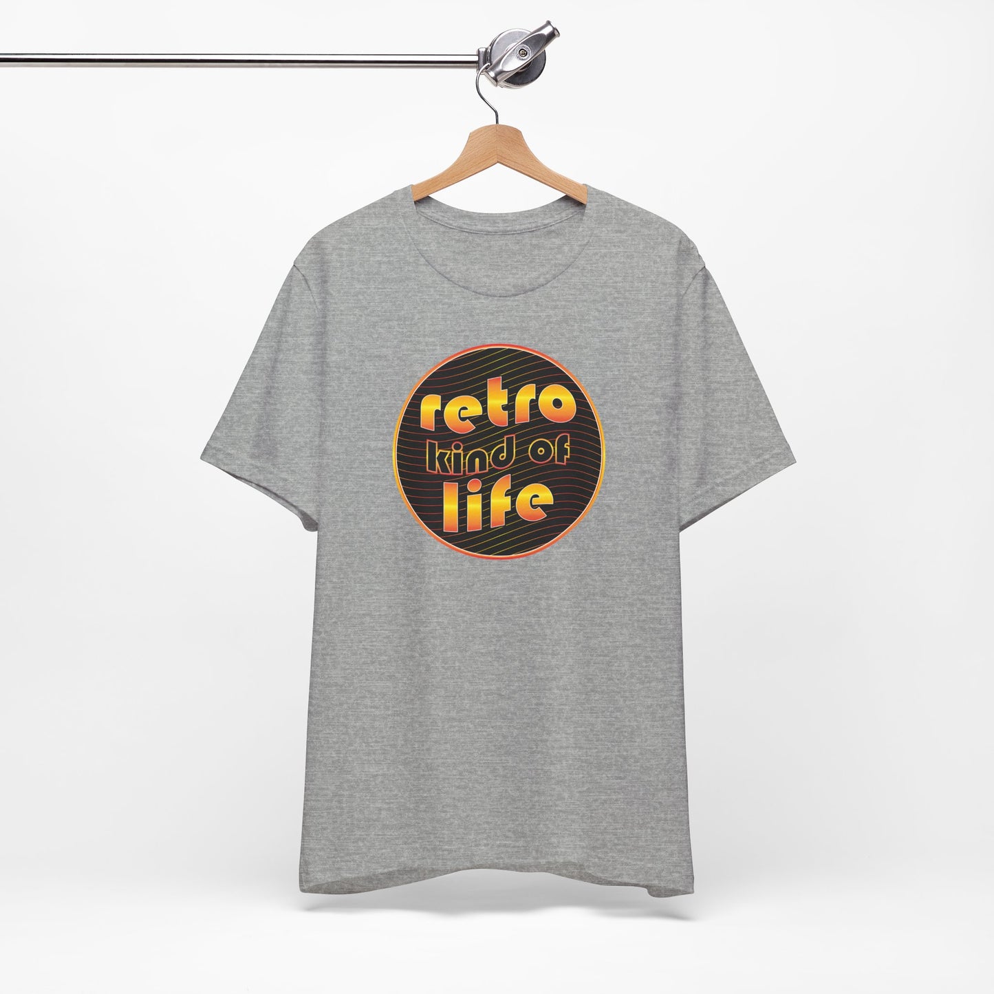 'Retro Kind Of Life' (Soft, Quality Bella & Canvas <Or Comparable> Unisex Tee)