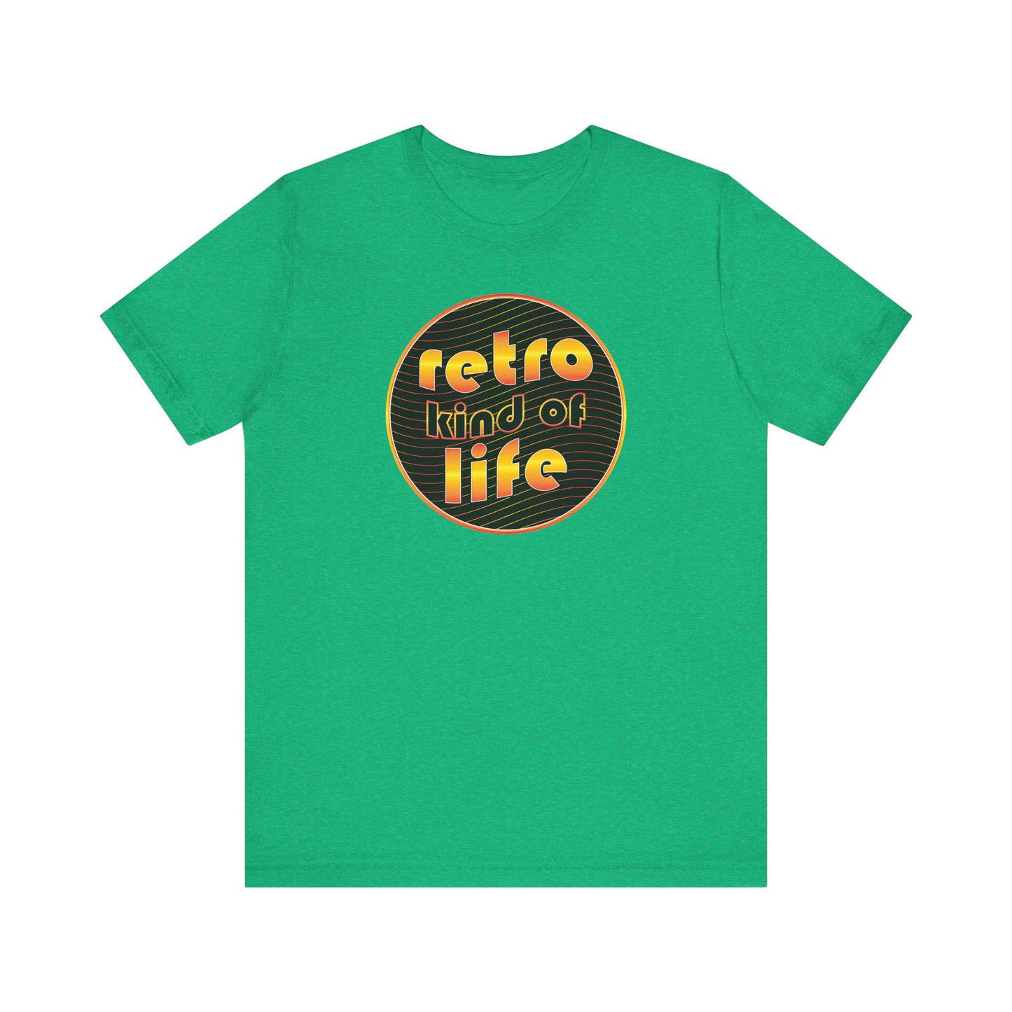 'Retro Kind Of Life' (Soft, Quality Bella & Canvas <Or Comparable> Unisex Tee)