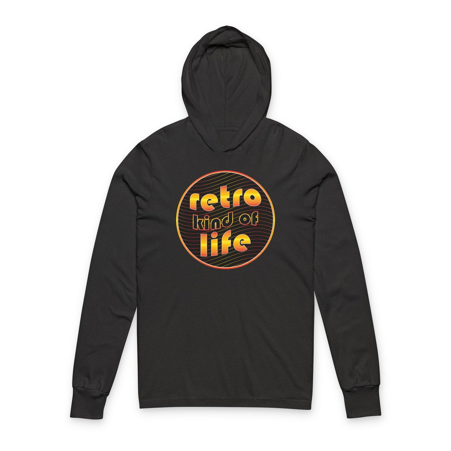 'Retro Kind Of Life' (Soft, Quality Bella & Canvas <Or Comparable> Unisex Long-Sleeve Tee)
