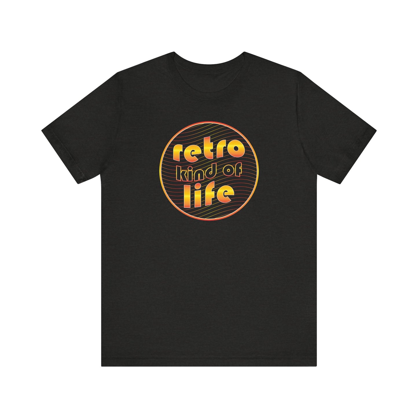 'Retro Kind Of Life' (Soft, Quality Bella & Canvas <Or Comparable> Unisex Tee)