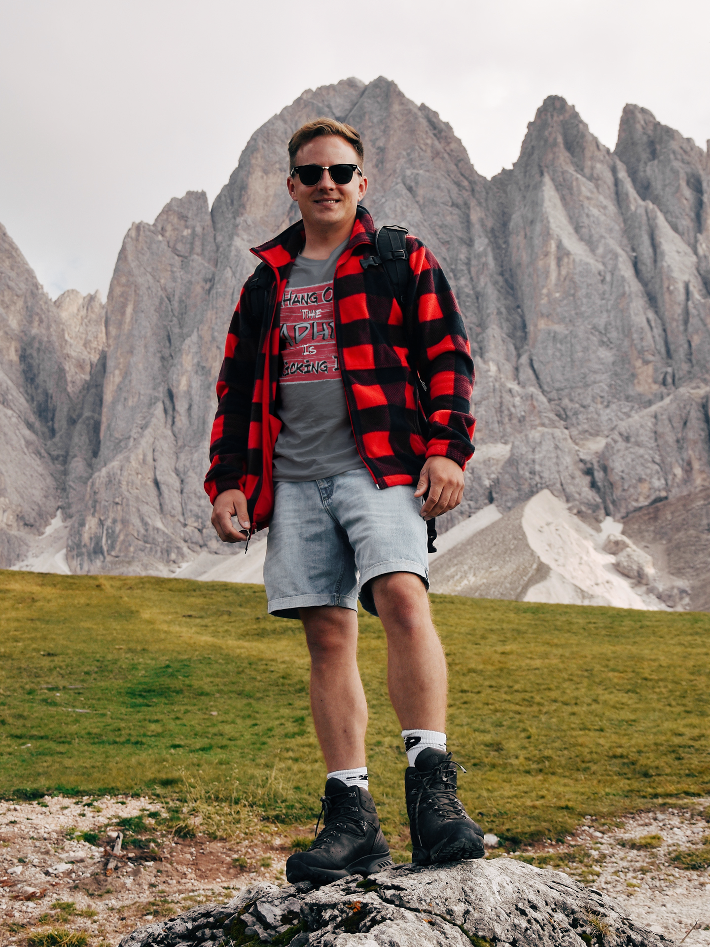 'Hang On The ADHD Is Kicking In' (Soft, Quality Bella & Canvas <Or Comparable> Unisex Tee)