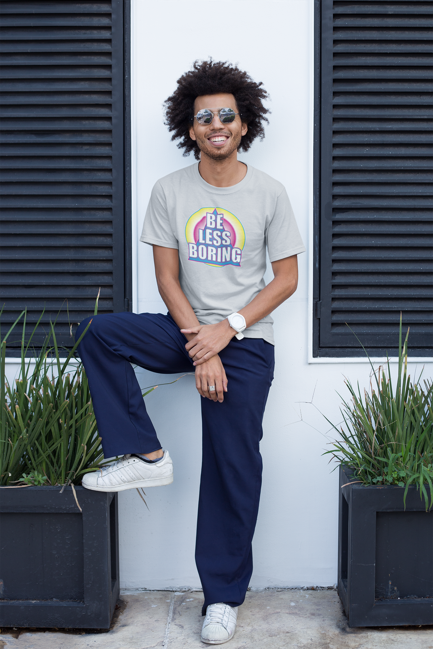 'Be Less Boring' (Soft, Quality Bella & Canvas <Or Comparable> Unisex Tee)