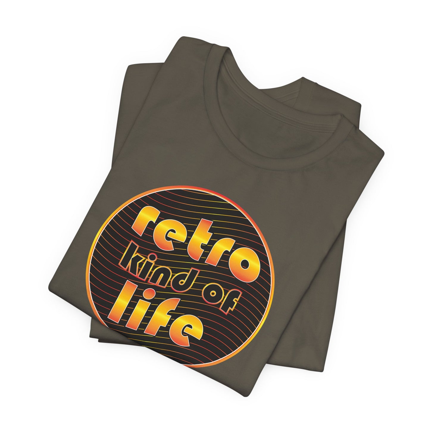 'Retro Kind Of Life' (Soft, Quality Bella & Canvas <Or Comparable> Unisex Tee)