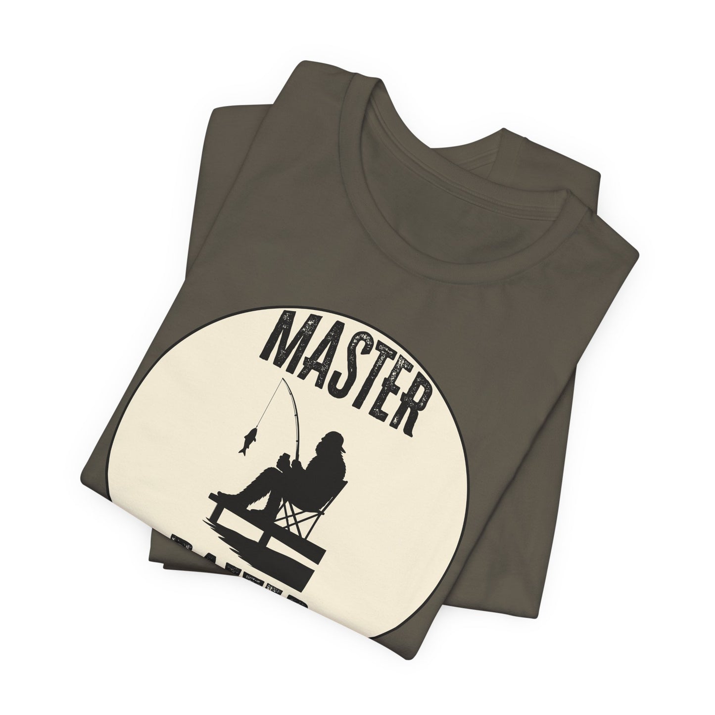 Bigfoot Fishing 'Master Baiter' (Soft, Quality Bella & Canvas <Or Comparable> Unisex Tee)