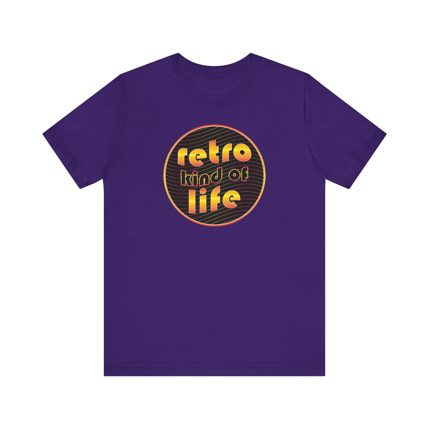 'Retro Kind Of Life' (Soft, Quality Bella & Canvas <Or Comparable> Unisex Tee)