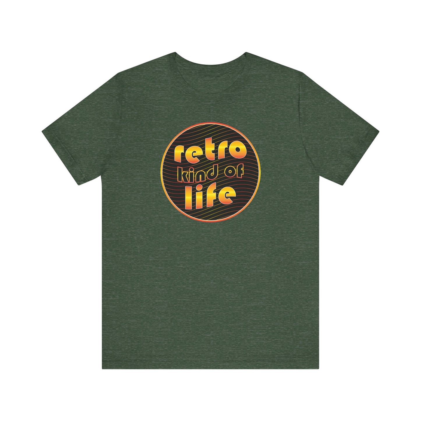'Retro Kind Of Life' (Soft, Quality Bella & Canvas <Or Comparable> Unisex Tee)