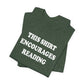 'This Shirt Encourages Reading' (Soft, Quality Bella & Canvas <Or Comparable> Unisex Tee)