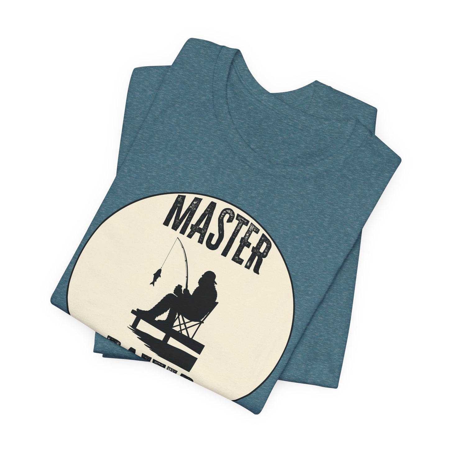 Bigfoot Fishing 'Master Baiter' (Soft, Quality Bella & Canvas <Or Comparable> Unisex Tee)