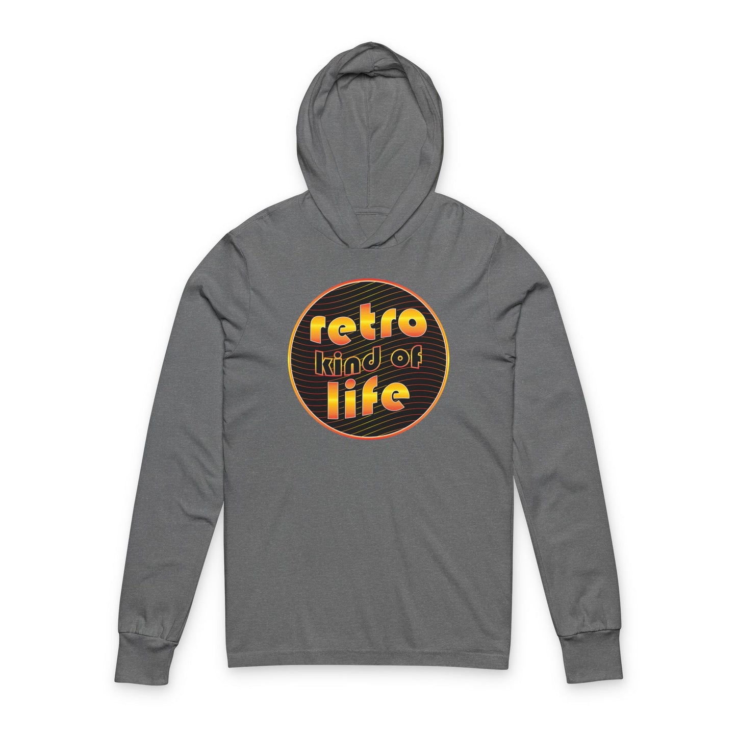 'Retro Kind Of Life' (Soft, Quality Bella & Canvas <Or Comparable> Unisex Long-Sleeve Tee)