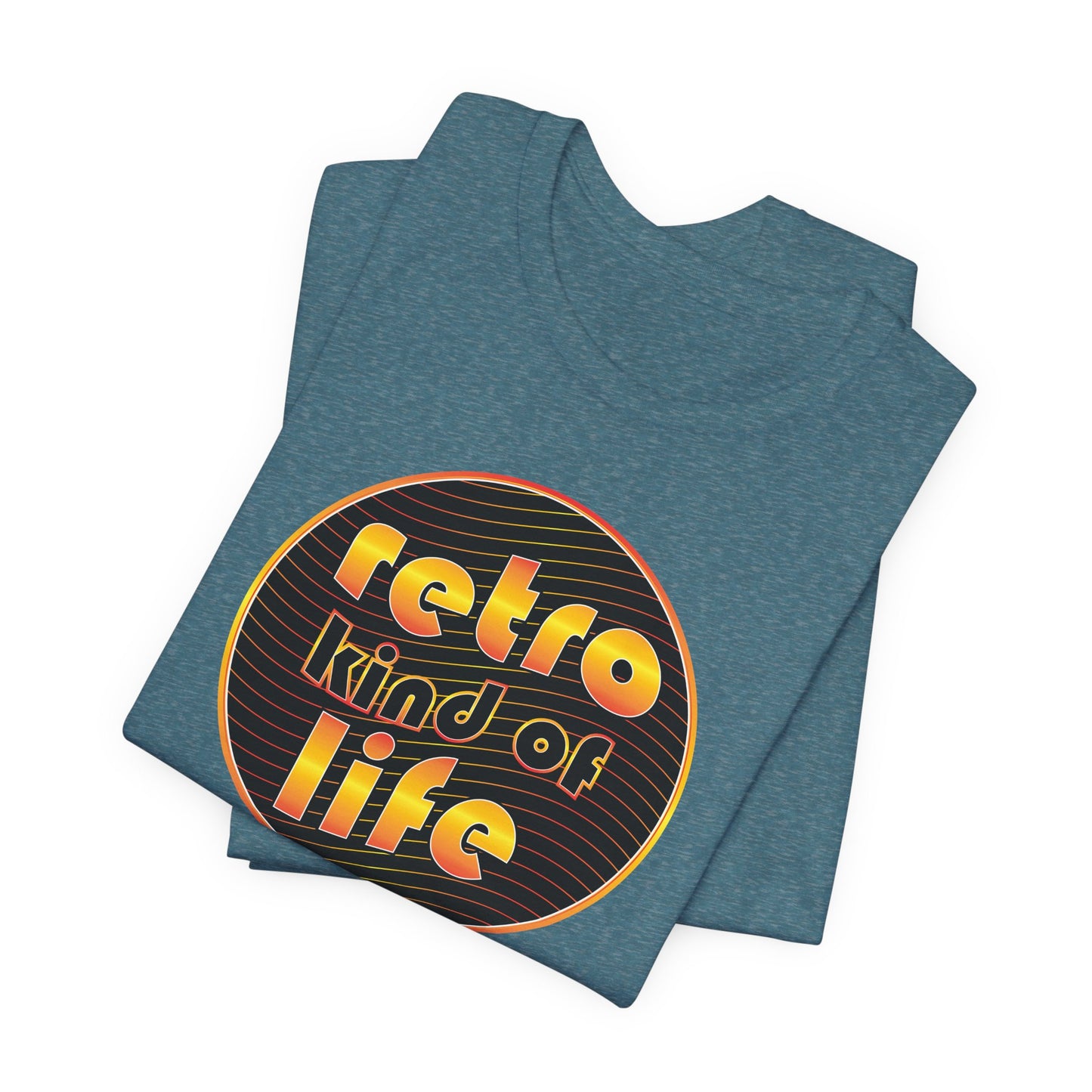'Retro Kind Of Life' (Soft, Quality Bella & Canvas <Or Comparable> Unisex Tee)