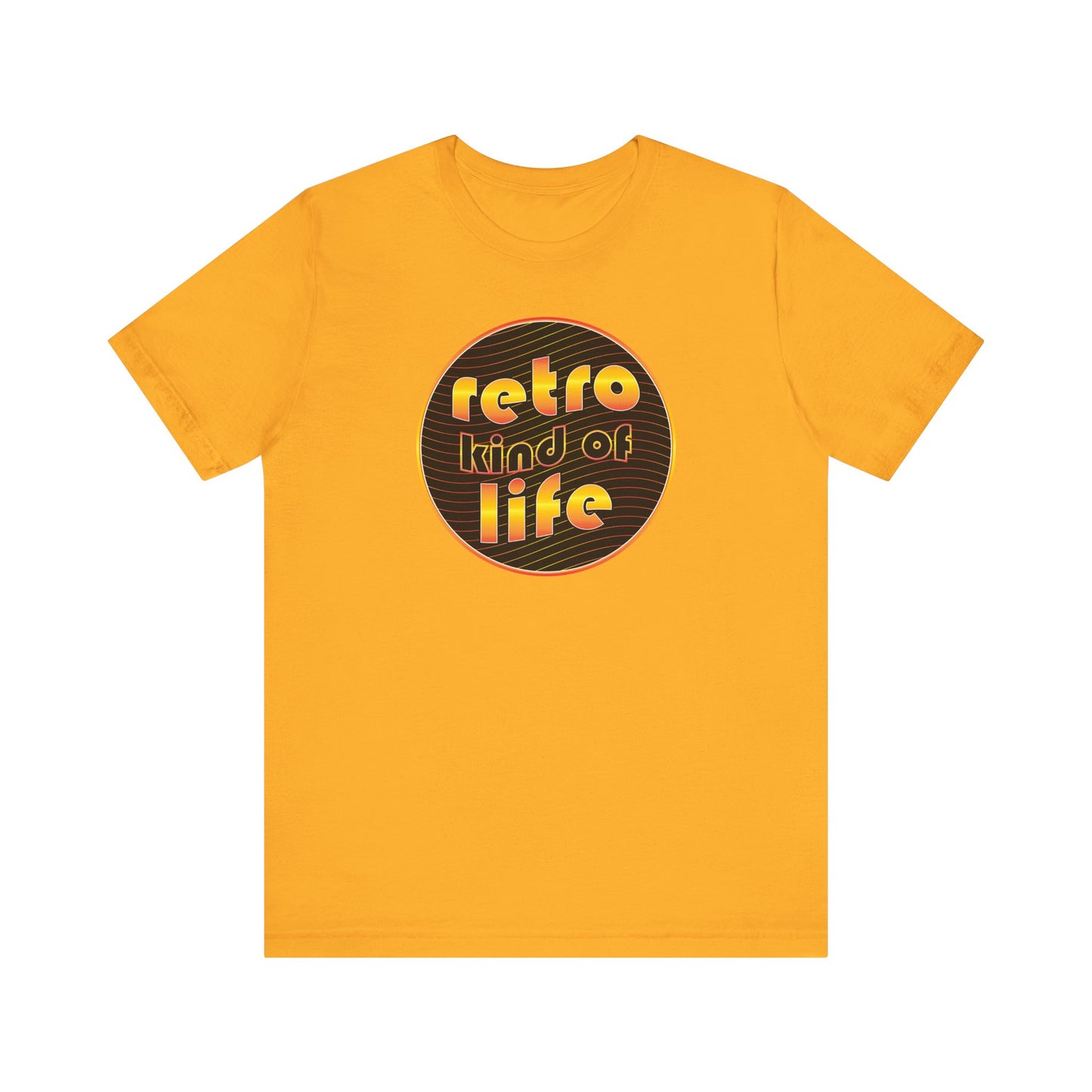 'Retro Kind Of Life' (Soft, Quality Bella & Canvas <Or Comparable> Unisex Tee)