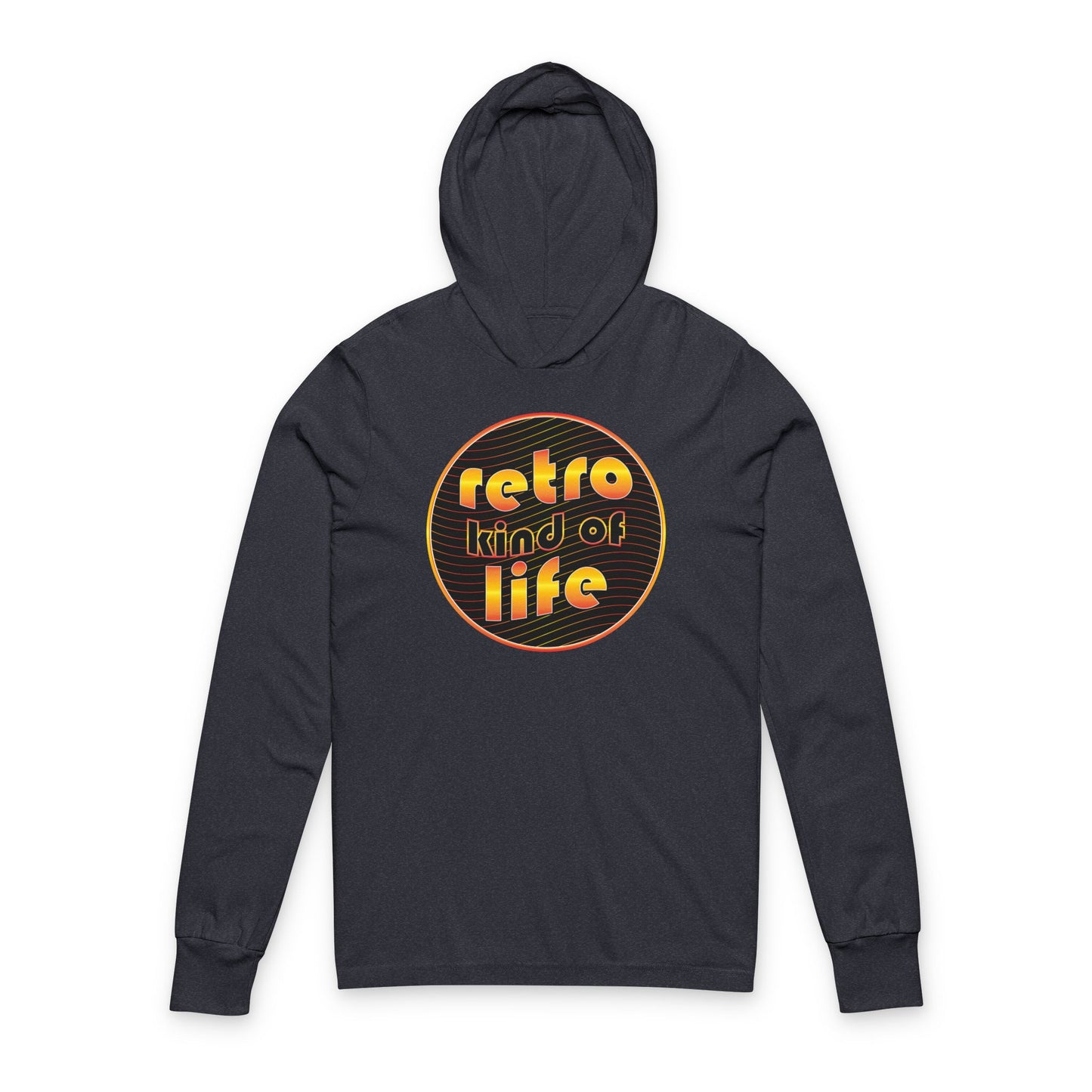 'Retro Kind Of Life' (Soft, Quality Bella & Canvas <Or Comparable> Unisex Long-Sleeve Tee)
