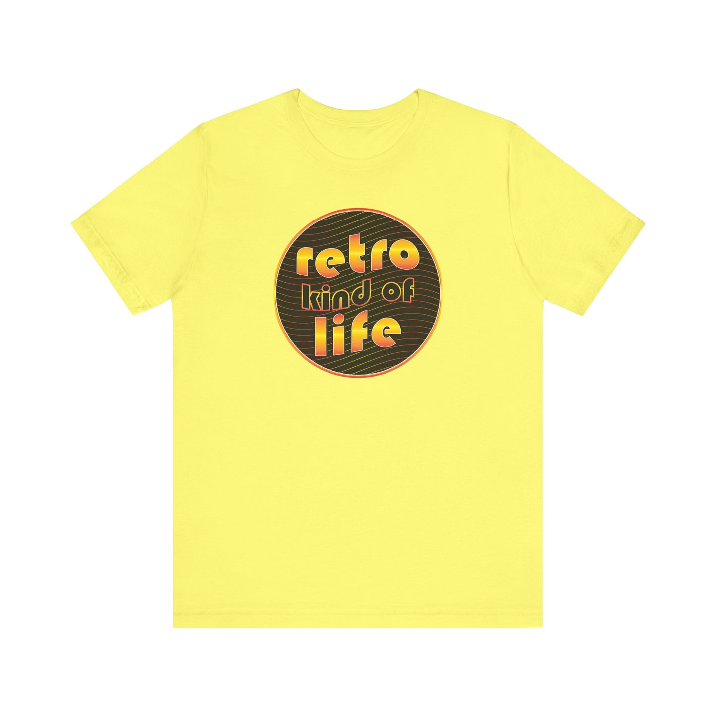 'Retro Kind Of Life' (Soft, Quality Bella & Canvas <Or Comparable> Unisex Tee)