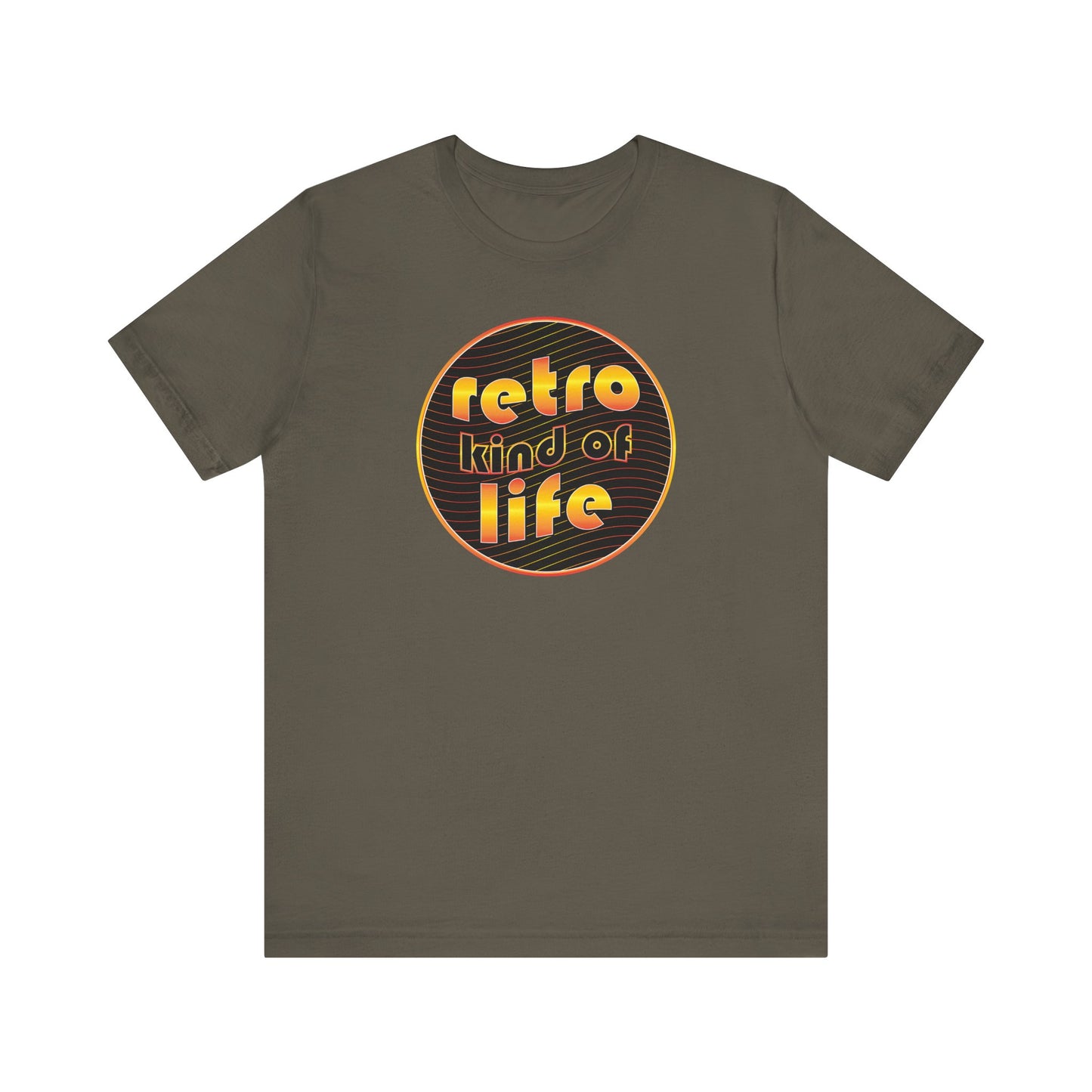 'Retro Kind Of Life' (Soft, Quality Bella & Canvas <Or Comparable> Unisex Tee)